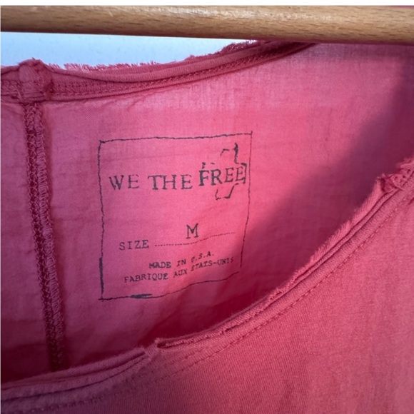 WE THE FREE PEOPLE ROUND THE WORLD OVERSIZED TEE SHIRT TANK TOP Size M - Picture 7 of 8